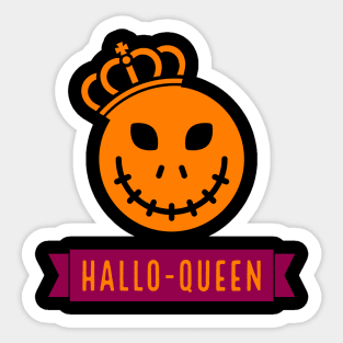 Hallo-Queen - halloween design Sticker